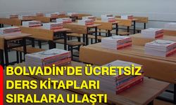 Bolvadin’de ücretsiz ders kitapları sıralara ulaştı