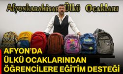 Afyon’da Ülkü Ocaklarından öğrencilere eğitim desteği