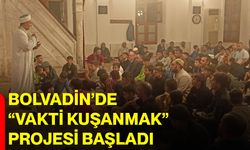 Bolvadin’de “Vakti Kuşanmak” projesi başladı