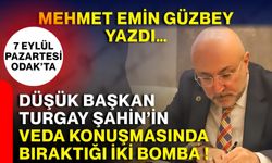 Düşük Başkan Turgay Şahin’in veda konuşmasında bıraktığı iki bomba!