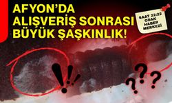 Afyon’da alışveriş sonrası büyük şaşkınlık!