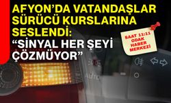 Afyon’da vatandaşlar sürücü kurslarına seslendi: “Sinyal her şeyi çözmüyor”
