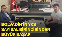 Bolvadin’in YKS sayısal birincisinden büyük başarı