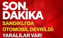 Sandıklı’da otomobil devrildi: Yaralılar var!