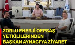 Zorlu Enerji OEPSAŞ yetkililerinden Başkan Aynacı’ya ziyaret