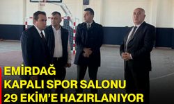 Emirdağ kapalı spor salonu 29 Ekim’e hazırlanıyor