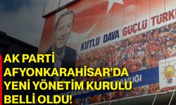 AK Parti Afyonkarahisar’da yeni yönetim kurulu belli oldu!