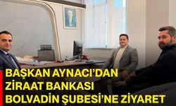 Başkan Aynacı’dan Ziraat Bankası Bolvadin Şubesi’ne ziyaret