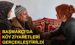 Başmakçı’da köy ziyaretleri gerçekleştirildi
