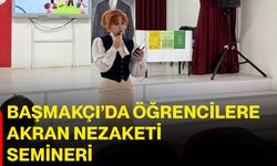 Başmakçı’da öğrencilere akran nezaketi semineri