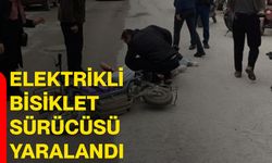Elektrikli bisiklet sürücüsü yaralandı