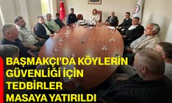 Başmakçı’da köylerin güvenliği için tedbirler masaya yatırıldı