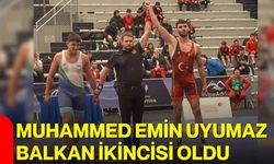 Muhammed Emin Uyumaz Balkan ikincisi oldu