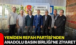 Yeniden Refah Partisi’nden Anadolu Basın Birliği’ne ziyaret