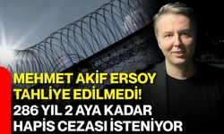 Mehmet Akif Ersoy tahliye edilmedi! 286 yıl 2 aya kadar hapis cezası isteniyor