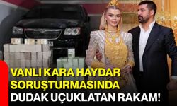 Vanlı Kara Haydar soruşturmasında dudak uçuklatan rakam!