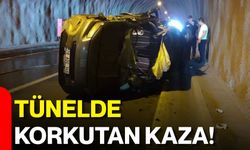 Tünelde korkutan kaza!