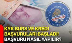 KYK burs ve kredi başvuruları başladı! Başvuru nasıl yapılır?
