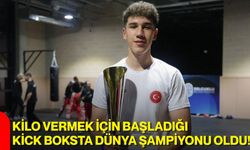 Kilo vermek için başladığı kick boksta dünya şampiyonu oldu!