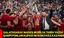 Galatasaray Madeş Mobilya tarih yazdı! Şampiyonlar Kupası’nı ikinci kez kazandı