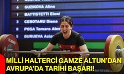 Milli halterci Gamze Altun’dan Avrupa’da tarihi başarı!