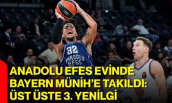 Anadolu Efes evinde Bayern Münih’e takıldı: Üst üste 3. yenilgi