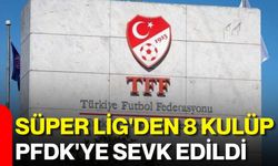Süper Lig'den 8 kulüp PFDK'ye sevk edildi