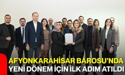 Afyonkarahisar Barosu’nda yeni dönem için ilk adım atıldı