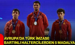 Avrupa’da Türk imzası! Bartınlı haltercilerden 5 madalya