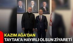 Kazım Ağa’dan Taytak’a hayırlı olsun ziyareti