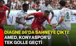Diagne 86’da sahneye çıktı! Amed, Konyaspor’u tek golle geçti