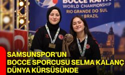 Samsunspor’un bocce sporcusu Selma Kalanç dünya kürsüsünde