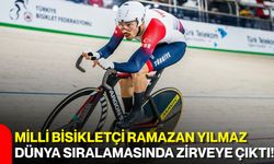 Milli bisikletçi Ramazan Yılmaz dünya sıralamasında zirveye çıktı!