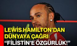 Lewis Hamilton’dan dünyaya çağrı: “Filistin’e özgürlük!”