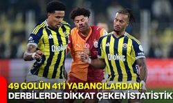 49 golün 41’i yabancılardan! Derbilerde dikkat çeken istatistik