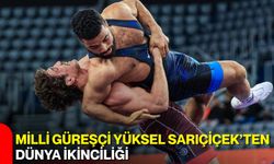 Milli güreşçi Yüksel Sarıçiçek’ten dünya ikinciliği
