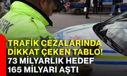 Trafik cezalarında dikkat çeken tablo! 73 milyarlık hedef 165 milyarı aştı