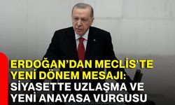 Erdoğan’dan Meclis’te yeni dönem mesajı: Siyasette uzlaşma ve yeni anayasa vurgusu