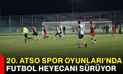 20. ATSO Spor Oyunları’nda futbol heyecanı sürüyor