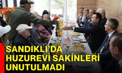 Sandıklı’da huzurevi sakinleri unutulmadı