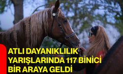 Atlı dayanıklılık yarışlarında 117 binici bir araya geldi