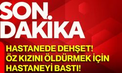 Hastanede dehşet! Öz kızını öldürmek için hastaneyi bastı!