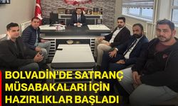 Bolvadin’de satranç müsabakaları için hazırlıklar başladı