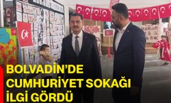 Bolvadin’de Cumhuriyet Sokağı ilgi gördü