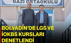 Bolvadin’de LGS ve İOKBS kursları denetlendi