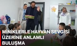 Miniklerle hayvan sevgisi üzerine anlamlı buluşma