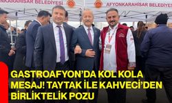 Gastroafyon’da kol kola mesaj! Taytak İle Kahveci’den birliktelik pozu