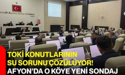 TOKİ konutlarının su sorunu çözülüyor! Afyon’da o köye yeni sondaj