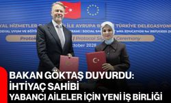 Bakan Göktaş duyurdu: İhtiyaç sahibi yabancı aileler için yeni iş birliği