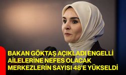 Bakan Göktaş açıkladı Engelli ailelerine nefes olacak merkezlerin sayısı 48’e yükseldi